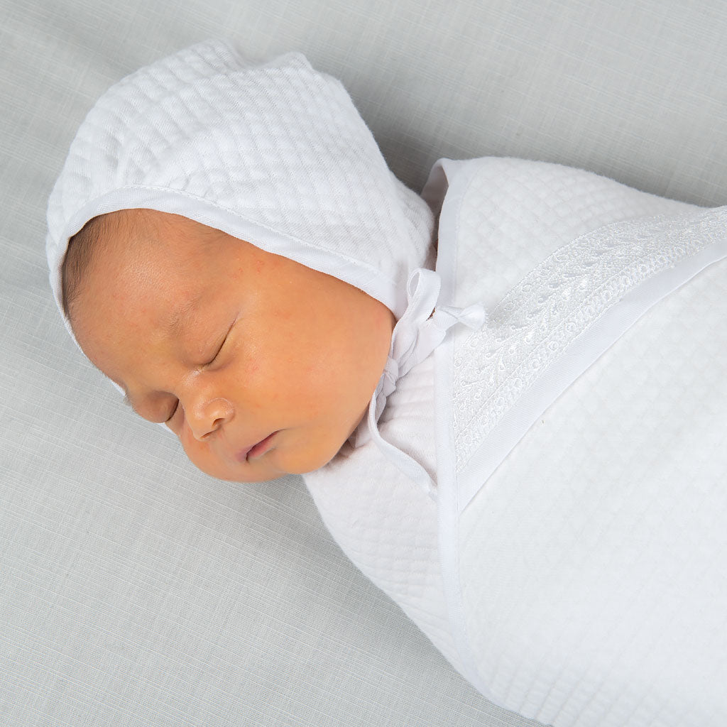 Elijah Newborn Quilted Blanket