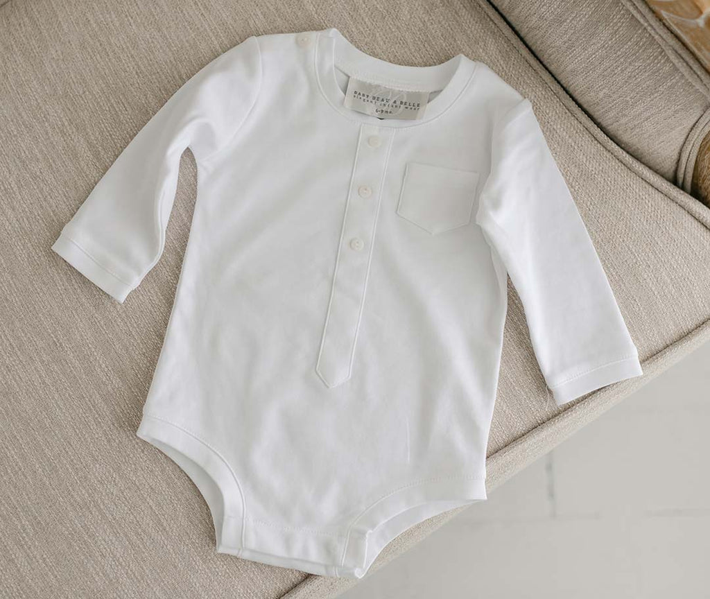 Miles Baby Boy Vest Suit Baby Beau and Belle