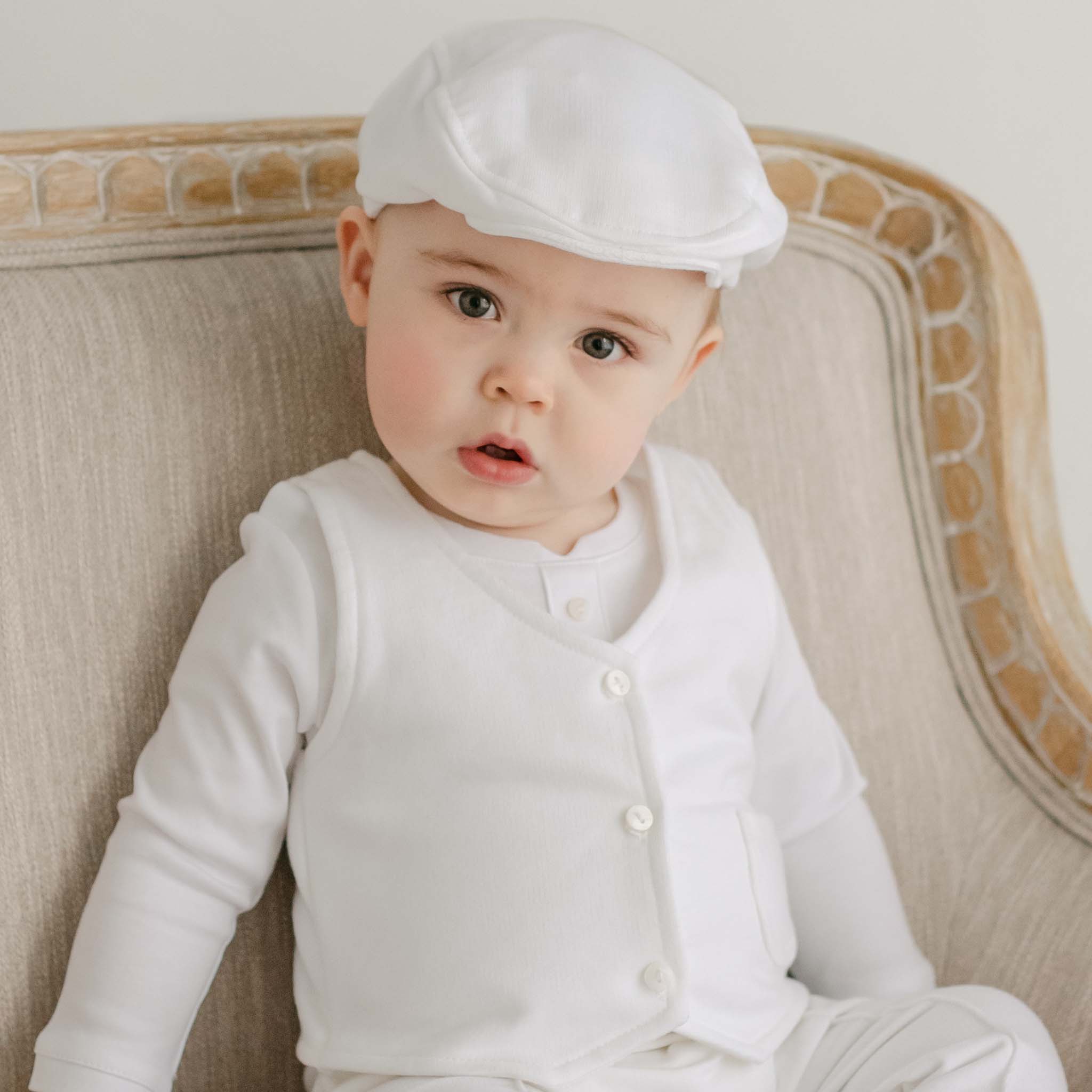 Miles Baby Boy Vest Suit – Baby Beau and Belle