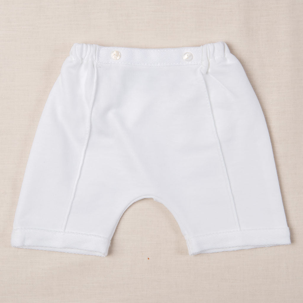 The Asher shorts, part of the baby boy shorts suit.